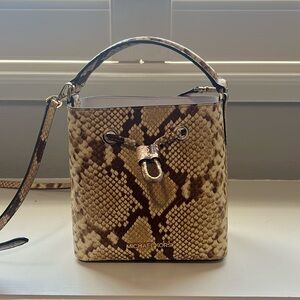 Michael Kora Animal Print Crossbody/ Shoulder Bag